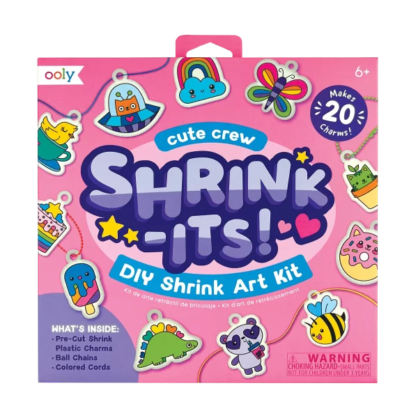 Shrink-Its! DIY Shrink Art Kit - Cute Crew (SKU 1221)