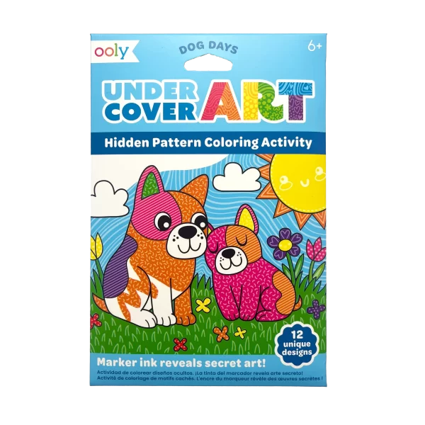 Undercover Art: Hidden Patter Coloring Activity - Dog Days (SKU 1218)