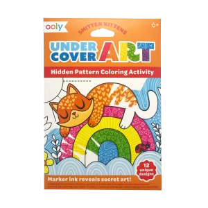 Undercover Art: Hidden Pattern Coloring Activity - Smitten Kittens (SKU 1216)