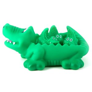Mother Alligator with Little Babies Bath Toy