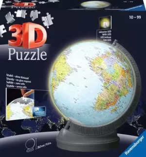 Ravensburger 3D Puzzle Building Globe - Night Stand - 540 Pieces (SKU 1255)