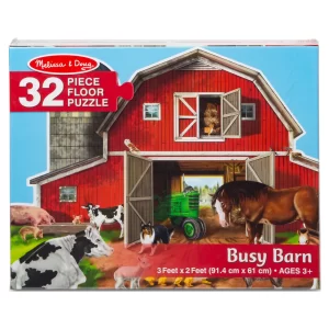 Melissa & Doug Busy Barn Floor Puzzle