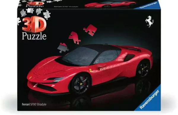 Ravensburger 3D Puzzle Car Ferrari SF90 Stradale - 108 Pieces (SKU 1252)