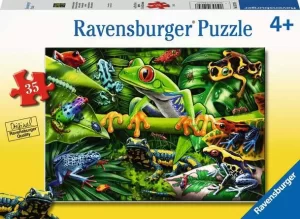 Ravensburger Children’s Jigsaw Puzzle Amazing Amphibians - 35 Pieces Puzzle (SKU 1268)