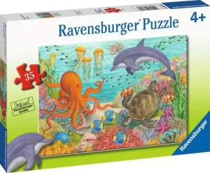 Ravensburger Children’s Jigsaw Puzzle Ingrid Slyder: Ocean Friends - 35 Pieces Puzzle (SKU 1263)