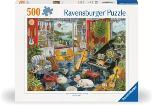 Ravensburger Jigsaw Puzzle Ingrid Slyder: The Music Room - 500 Pieces Puzzle (SKU 1234)