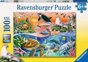 Ravensburger Children’s Jigsaw Puzzle Beautiful Ocean - 100 Pieces Puzzle (SKU 1259)