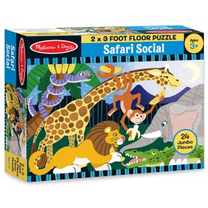 Safari Social Floor Puzzle - 24 Pieces (SKU 833)