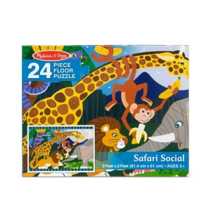 Safari Social Floor Puzzle - 24 Pieces (SKU 833)