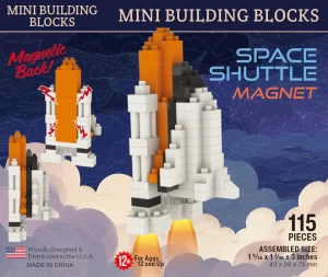 Mini Blocks Space Shuttle Magnet