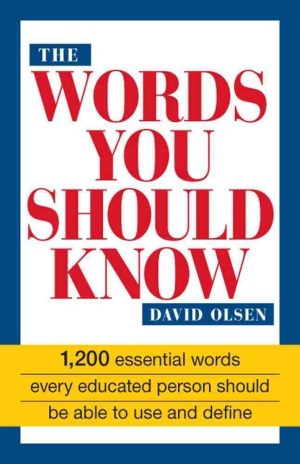 The Words You Should Know Olsen, David
