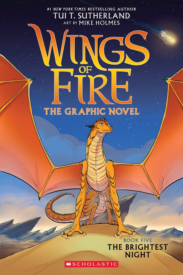 Wings of Fire: The Brightest Night: A Graphic Novel (Wings of Fire Graphic Novel #5) (Wings of Fire Graphix) [Paperback] Sutherland, Tui T. and Holmes, Mike