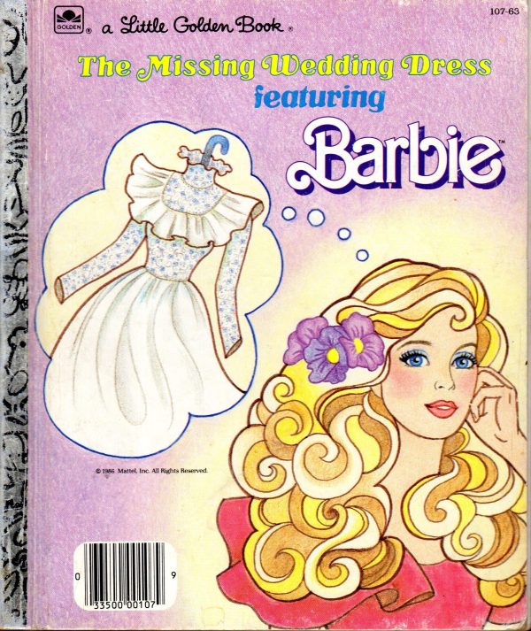 The Missing Wedding Dress... featuring Barbie (Little Golden Book) [Hardcover] Karen Krugman