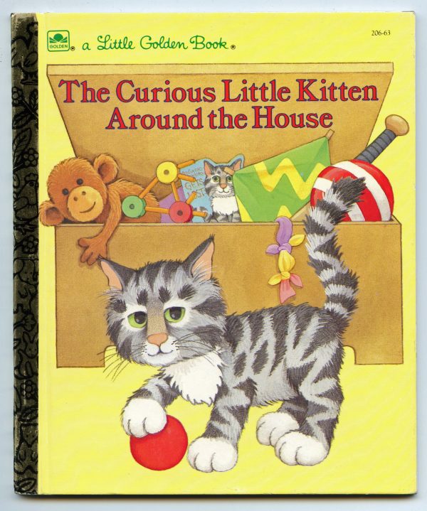 The Curious Little Kitten Around the House [Hardcover] Hayward, Linda
