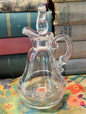 Vintage Fostorial Century Pattern Glass Cruet with Stopper (S837) ~ 50% off with vintage coupon