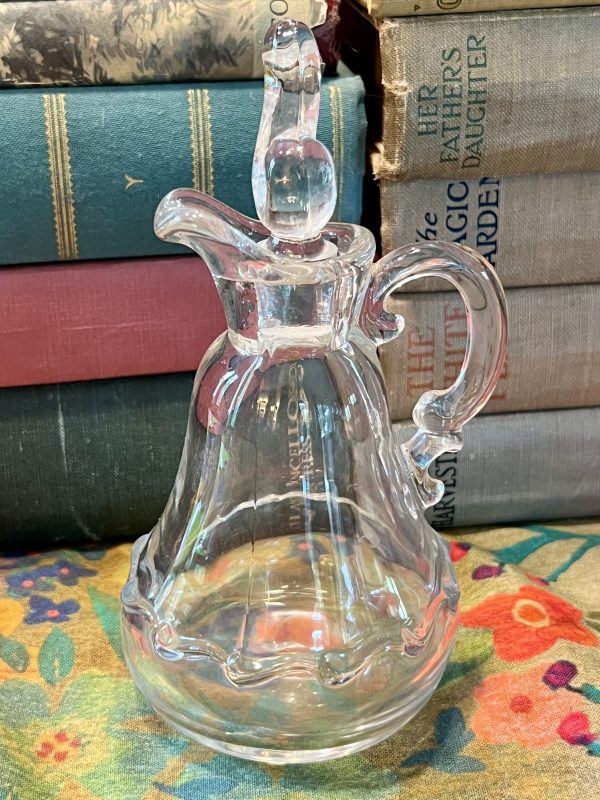 Vintage Fostorial Century Pattern Glass Cruet with Stopper (S837) ~ 50% off with vintage coupon