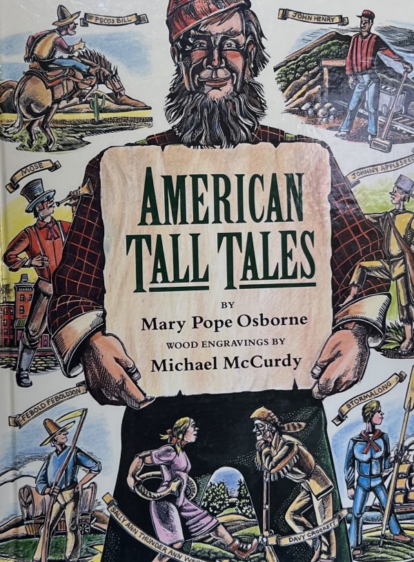 American Tall Tales [Hardcover] mary-pope-osborne-wood-engravings-by-michael-mccurdy