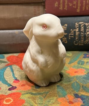 Little friendly shy Easter Bunny with flattened ears (S847) ~ 50% off with vintage coupon