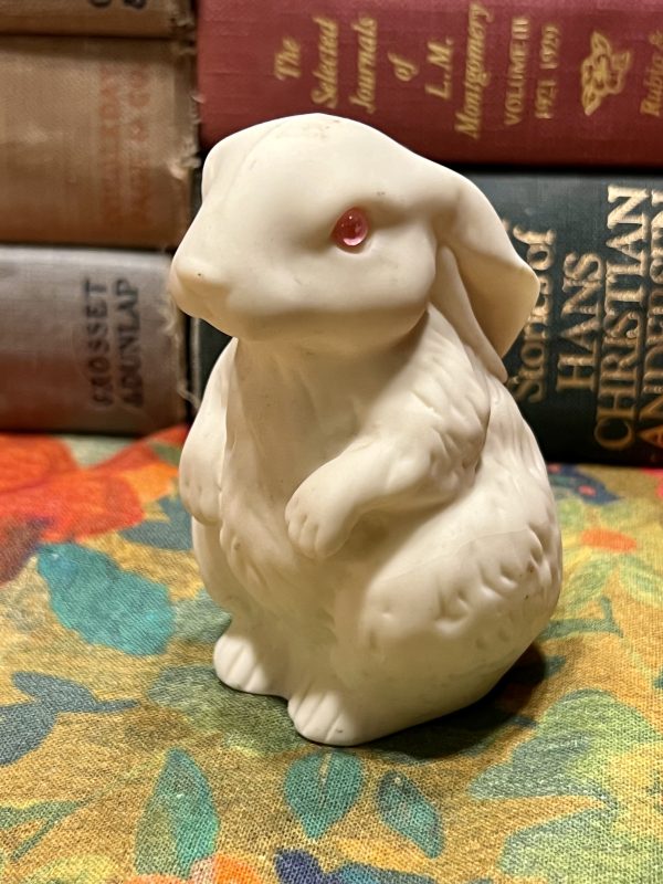 Little friendly shy Easter Bunny with flattened ears (S846) ~ 50% off with vintage coupon