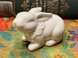 Little Easter Bunny with Floral Collar (S851) ~ 50% off with vintage coupon