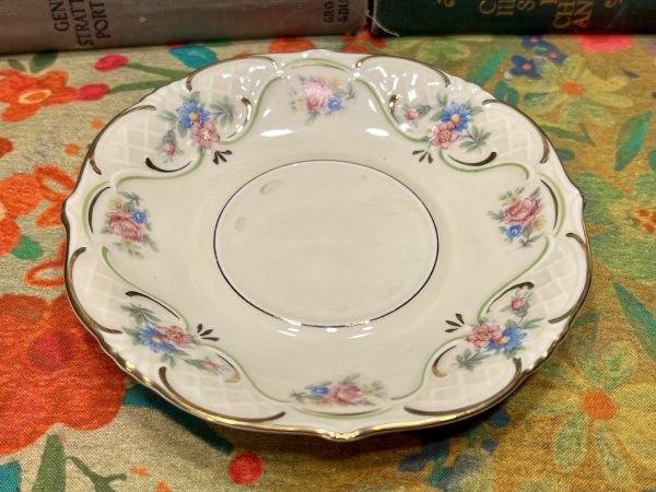 Little Beautiful Floral Saucer (S877) ~ 50% off with vintage coupon