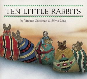 Ten Little Rabbits Board Book (Sylvia Long) [Board book] Grossman, Virginia