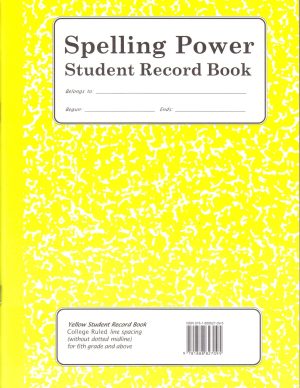Spelling Power Student Record Book: Yellow [Paperback] Beverly Adams-Gordon