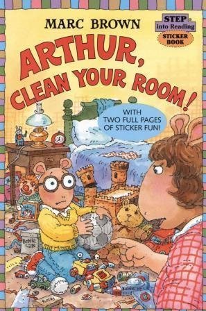 Arthur, Clean Your Room! (Step into Reading Sticker Book) Brown, Marc