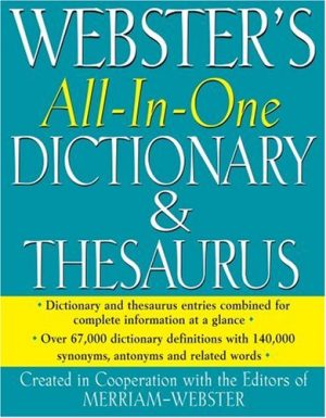 Webster's All-in-One Dictionary & Thesaurus Merriam-Webster