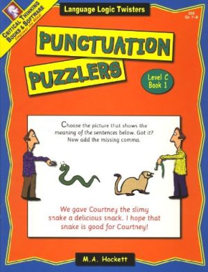 Punctuation Puzzlers Commas and More: Level C Book 1 [Paperback] M. A. Hockett