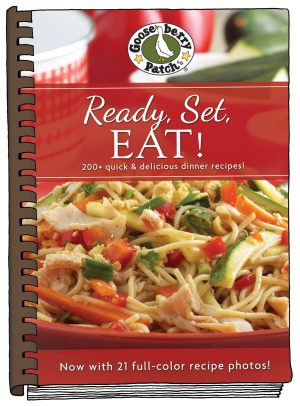 Ready, Set Eat! Cookbook with Photos [Plastic Comb] Gooseberry Patch