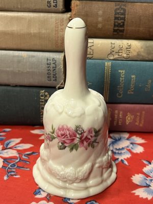 Gorgeous Rose Vintage Bell ~ 50% off with vintage coupon (S901)