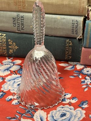 Glass Beautiful Bell ~ 50% off with vintage coupon (S893)
