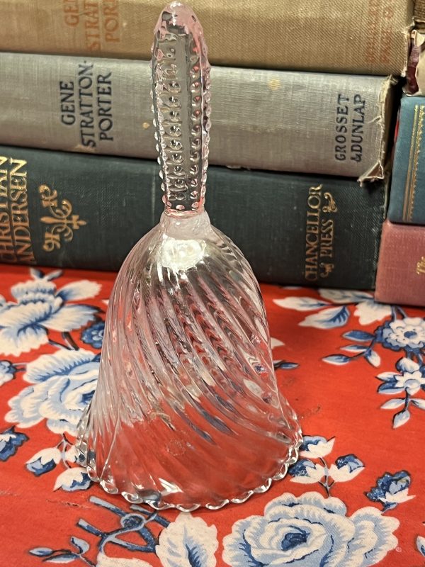 Glass Beautiful Bell ~ 50% off with vintage coupon (S893)