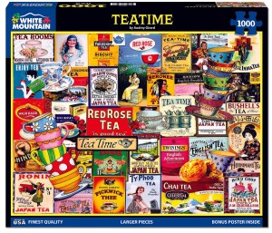 Teatime (1000 Pieces) White Mountain Puzzles - Made in USA