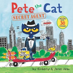 Pete the Cat: Secret Agent: Includes Over 30 Stickers! [Paperback] Dean, James and Dean, Kimberly