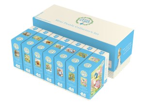 Peter Rabbit Beatrix Potter Boxed Set of 7 Mini Puzzles (100 Pieces Each Puzzle) New York Puzzle Company – Made in USA