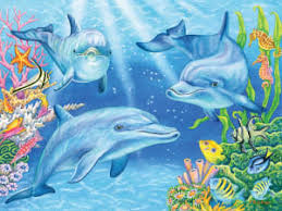 Dolphin Cove Puzzle (550 Pieces) Heritage Puzzles
