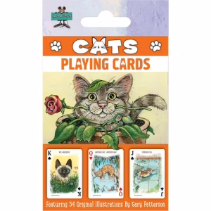 Cats Playing Cards