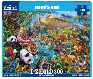 Noah's Ark (300 Pieces) White Mountain Puzzles - Made in USA