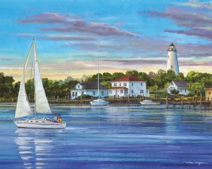 Summer Breeze Puzzle by Artist William Mangum (1000 Pieces) Heritage Puzzles - Made in USA