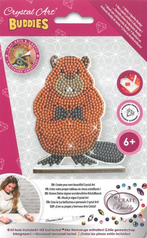 Crystal Art Buddies ~ Beaver Kit