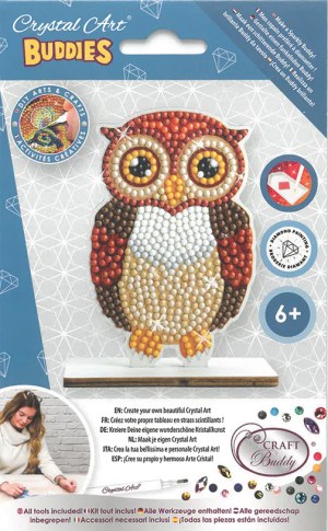 Crystal Art Buddies Owl Kit