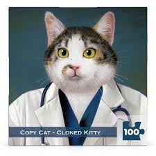 Copy Cat - Cloned Kitty Mini Puzzle  - New York Puzzle Co. - Made in USA