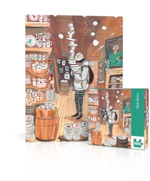 Dish Store (100 Pieces) New York Puzzle Company - Made in USA
