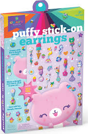Craftastic Puffy Stick-On Earrings