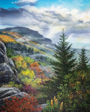 Sleeping Giant Puzzle by Artist William Mangum (1000 Pieces) Heritage Puzzles - Made in USA