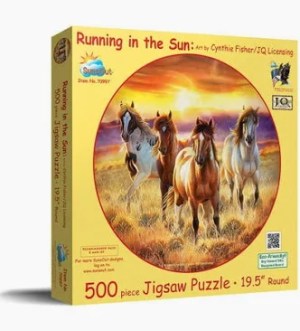 Running in the Sun Puzzle (500 Pieces) SunsOut Puzzles - Made in USA