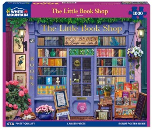 The Little Book Shop (1000 Pieces) White Mountain Puzzles - Made in USA