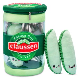 Claussen Pickles Packaging Plush (with mini pickle pillows inside!)